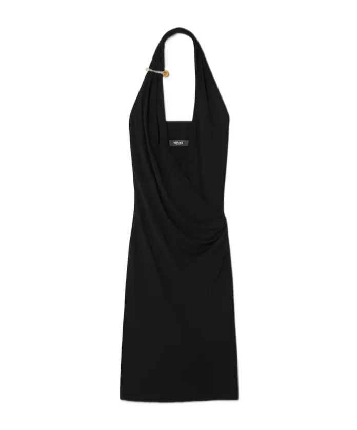 Versace Halterneck Midi Dress