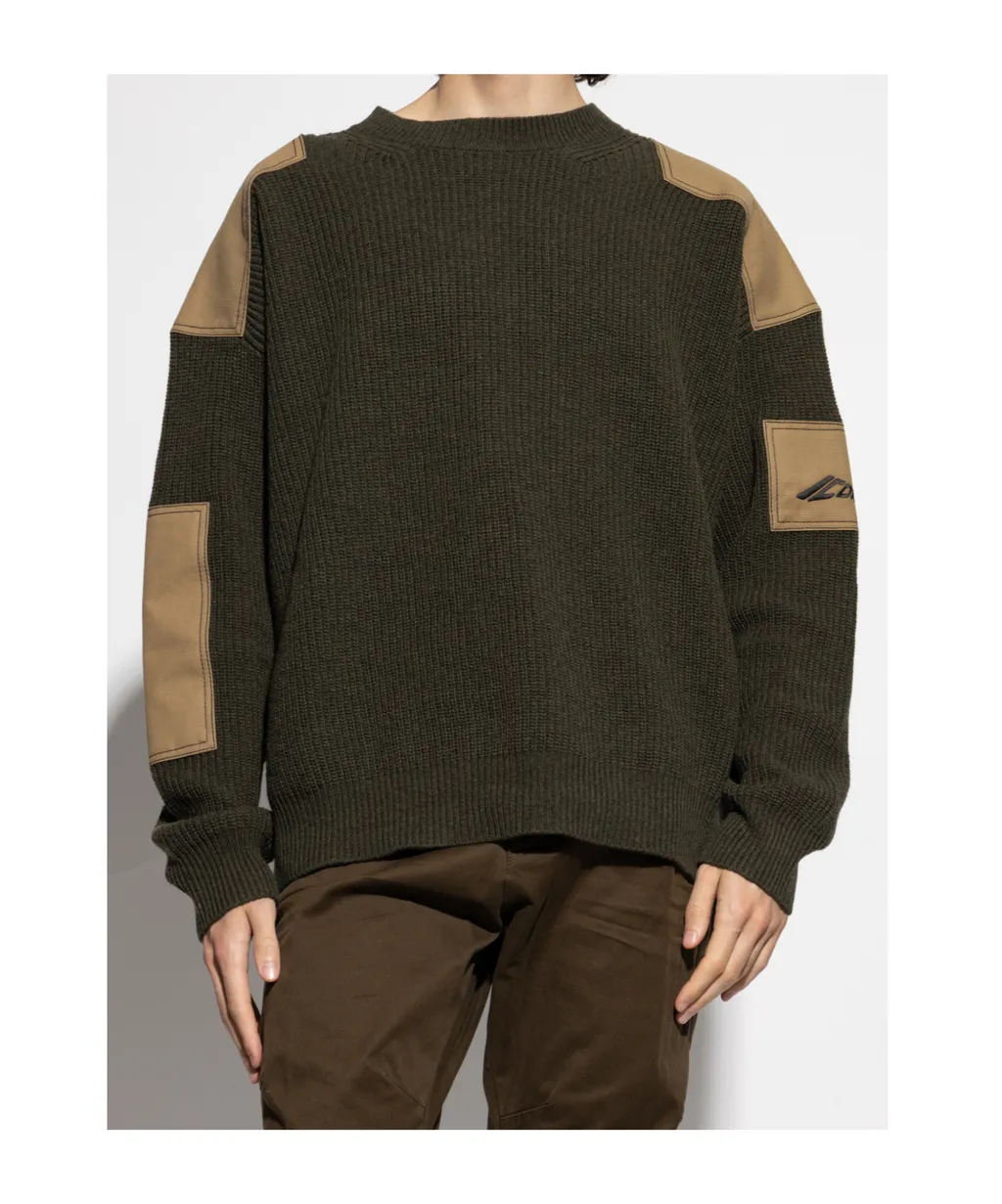 Dsquared2 Patchwork-Embellished Jumper