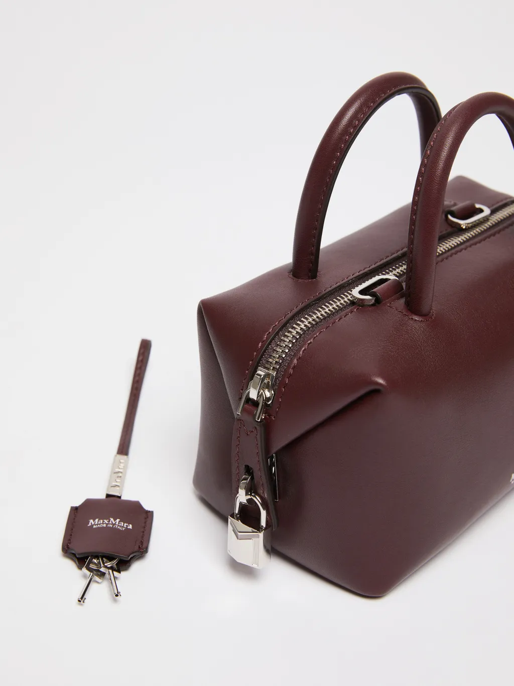 Max Mara Holdalls Logo Stamp Small Tote Bag