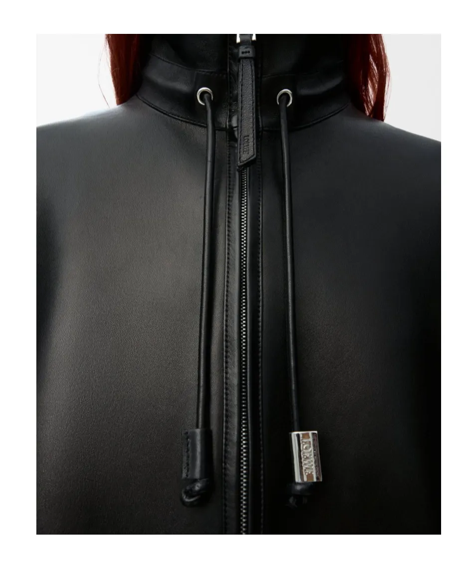Zip-Up Jacket In Nappa Lambskin