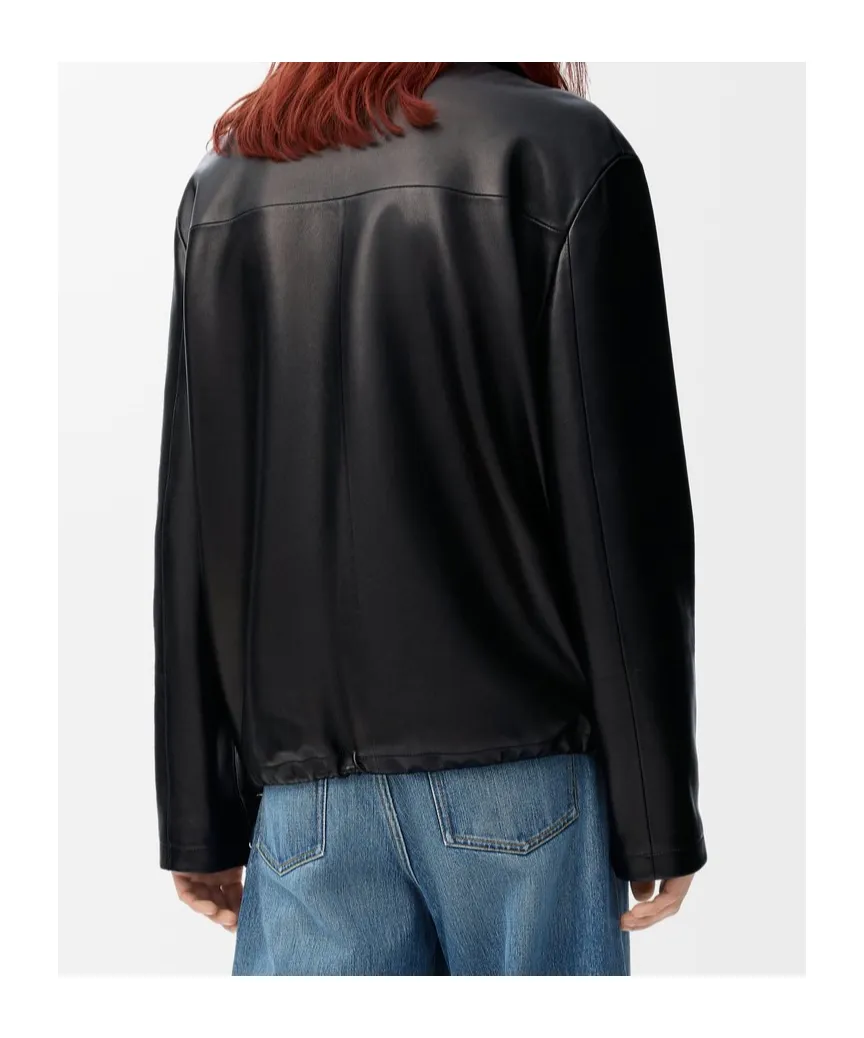 Zip-Up Jacket In Nappa Lambskin