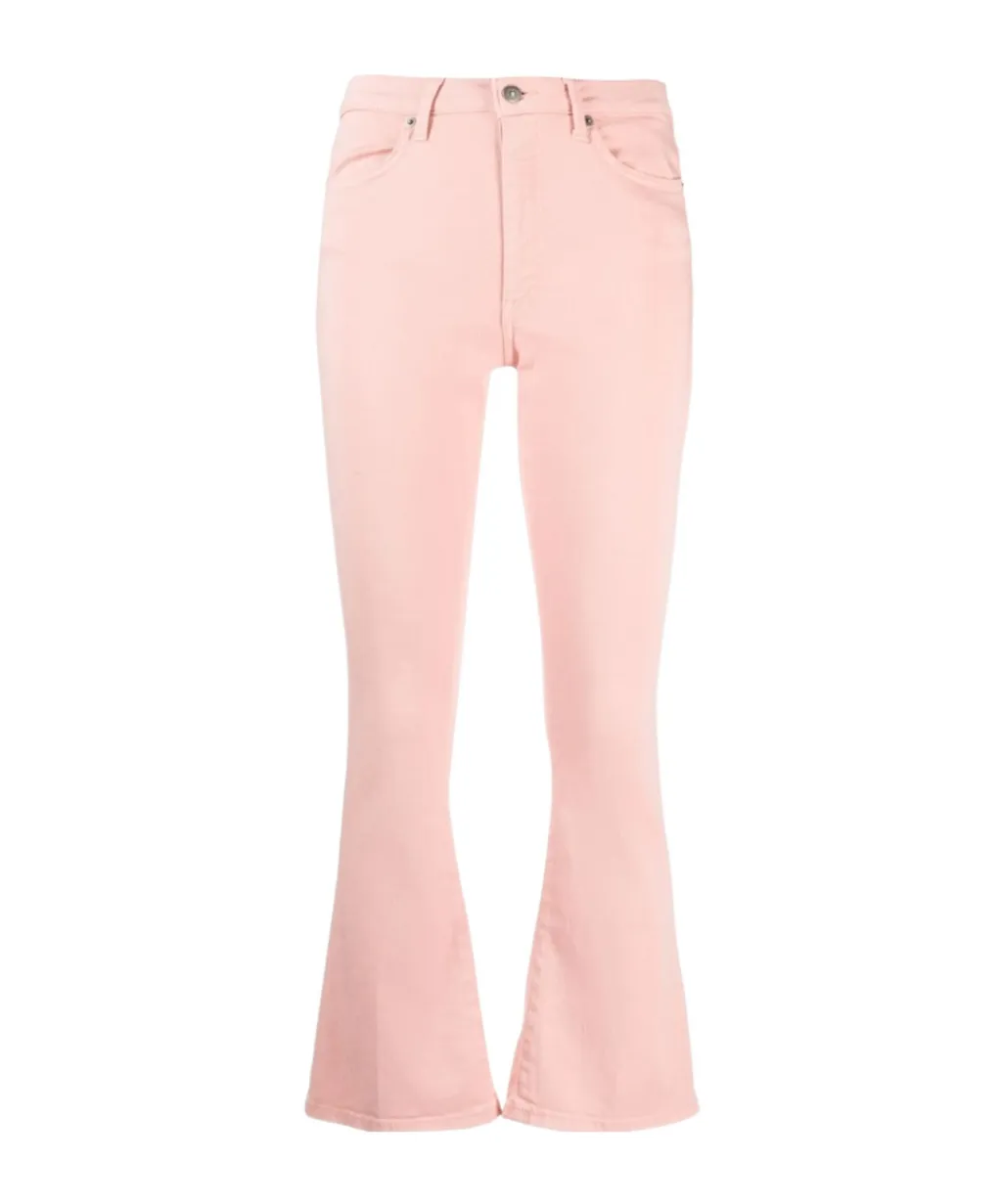 Low-Rise Flared Trousers
