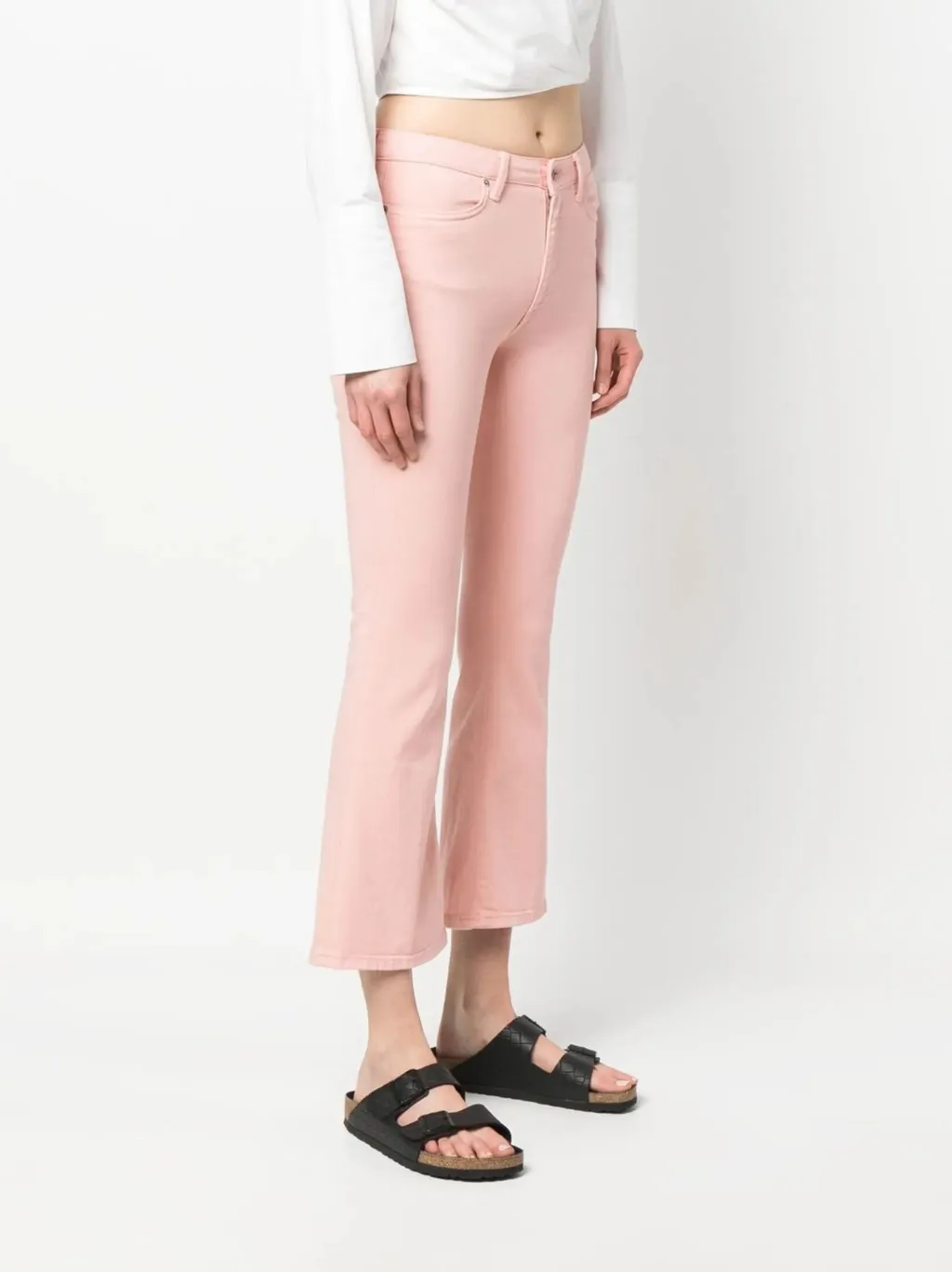 Low-Rise Flared Trousers