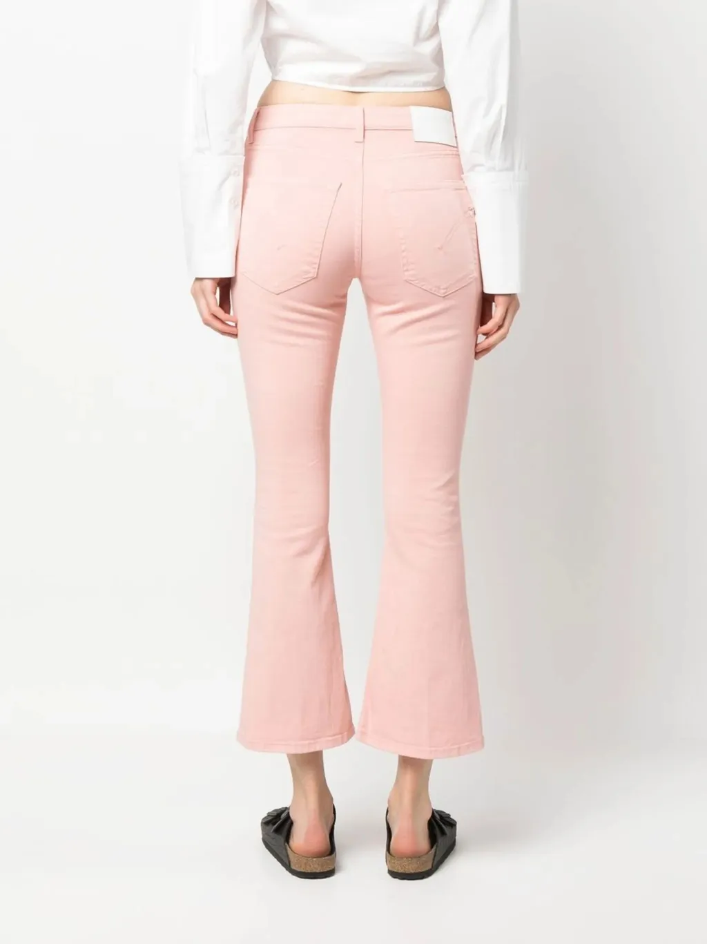 Low-Rise Flared Trousers