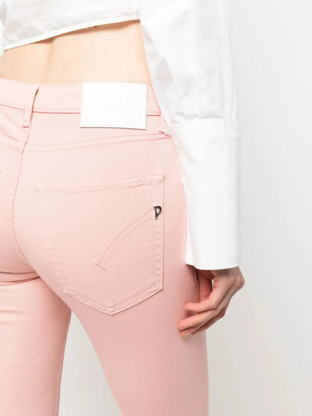 Low-Rise Flared Trousers