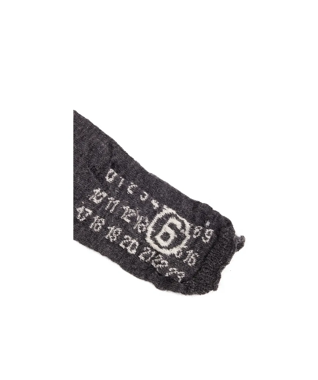 Mm6 Maison Margiela Numbers-Motif Gloves