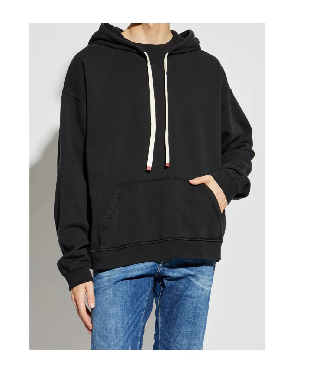 Dsquared2 Relax Fit Logo Drawstring Hoodie