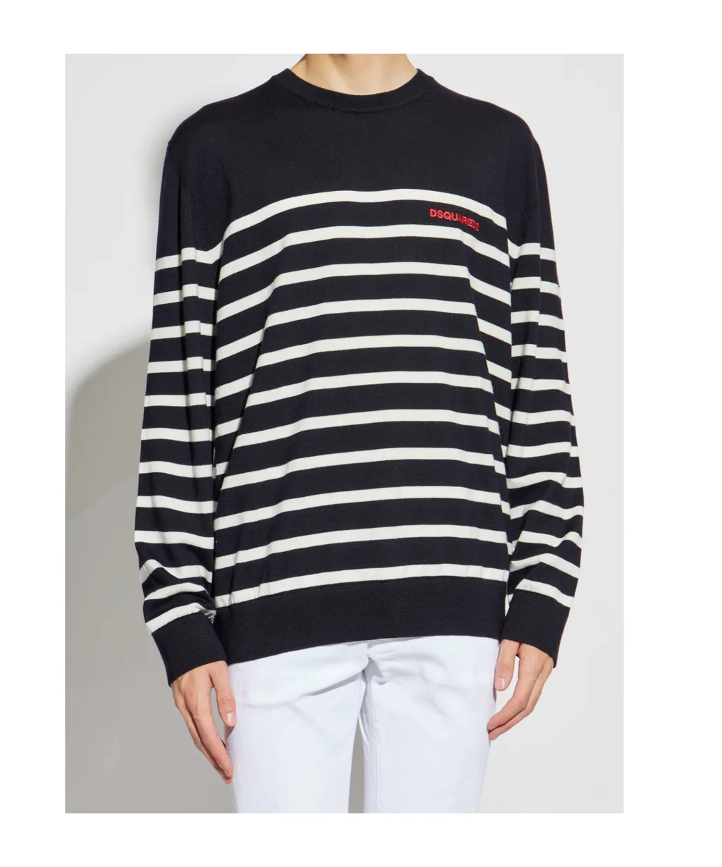 Dsquared2 Striped Knit Jumper