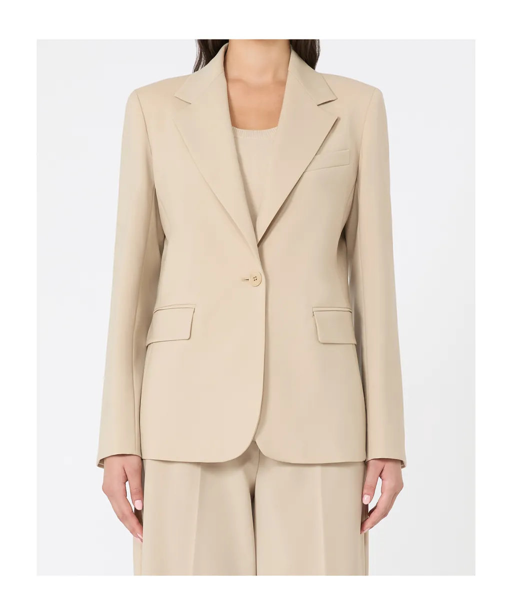 Weekend Max Mara Lamine Single-Breasted Tailored Blazer