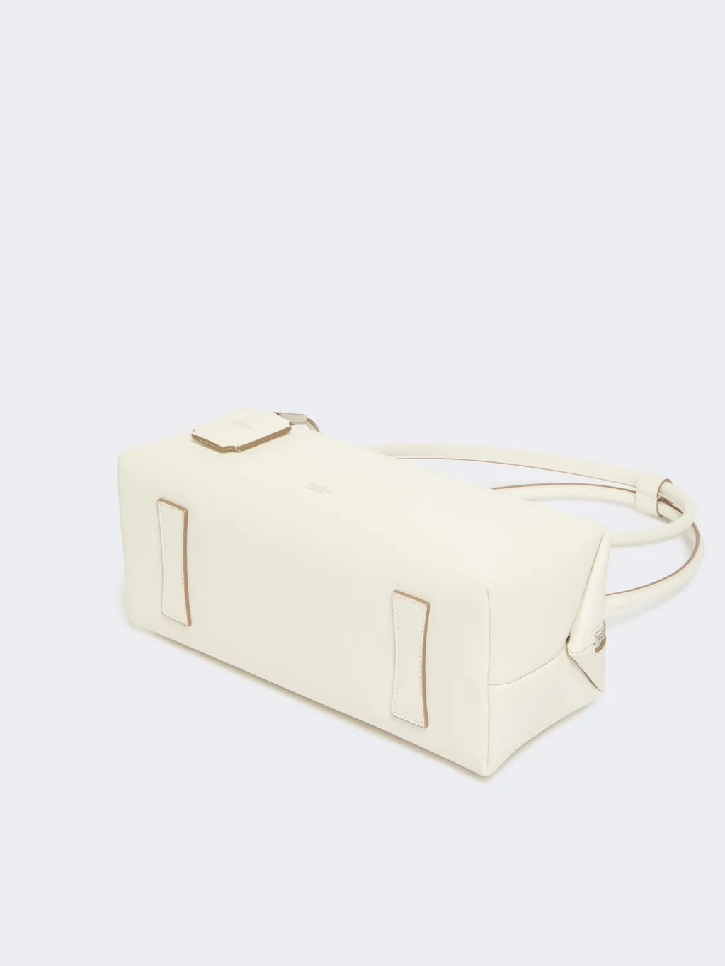 Natural Leather Bowler Bag