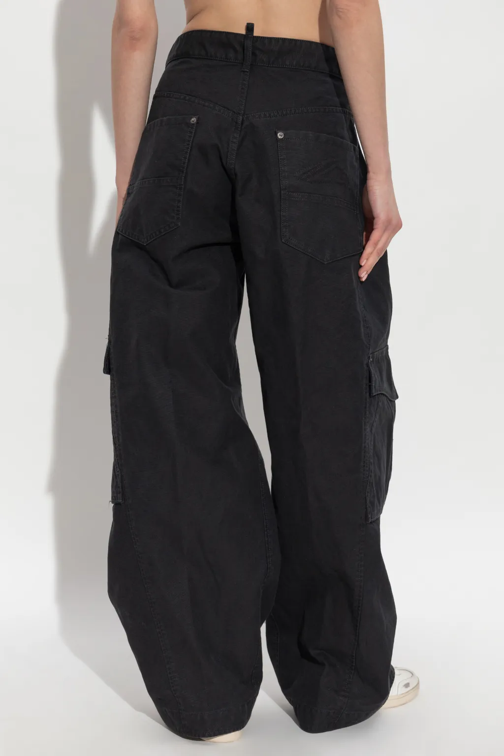 Dsquared2 Wide-Leg Buttoned Cargo Trousers
