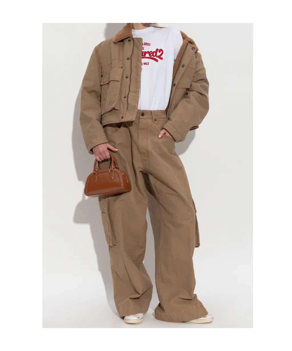 Dsquared2 Buttoned Cropped Jacket