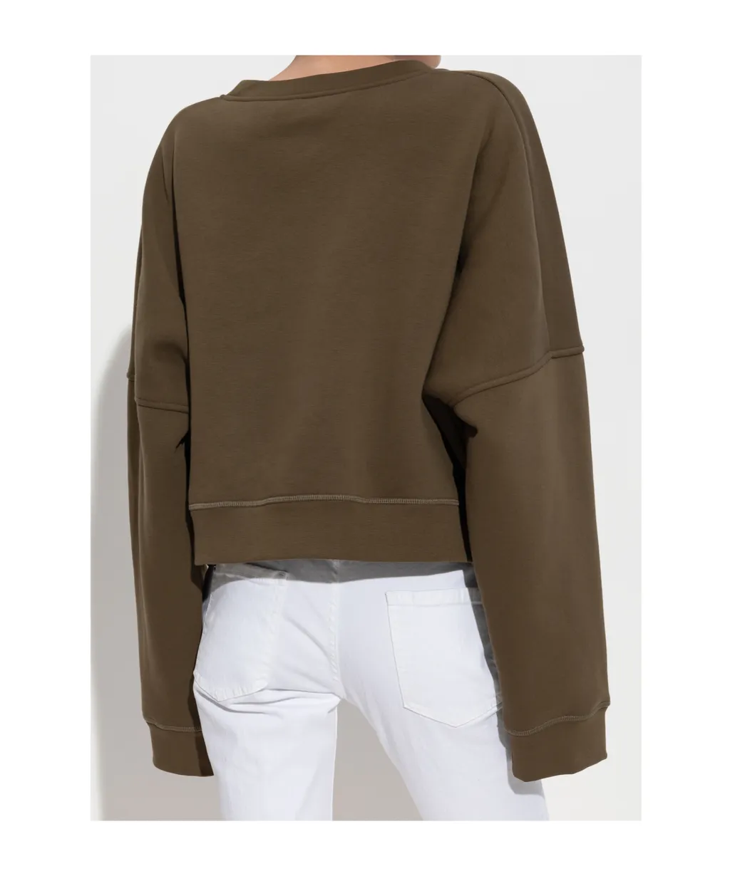 Dsquared2 Icon New Generation Onion Cropped Fit Crewneck Sweatshirt