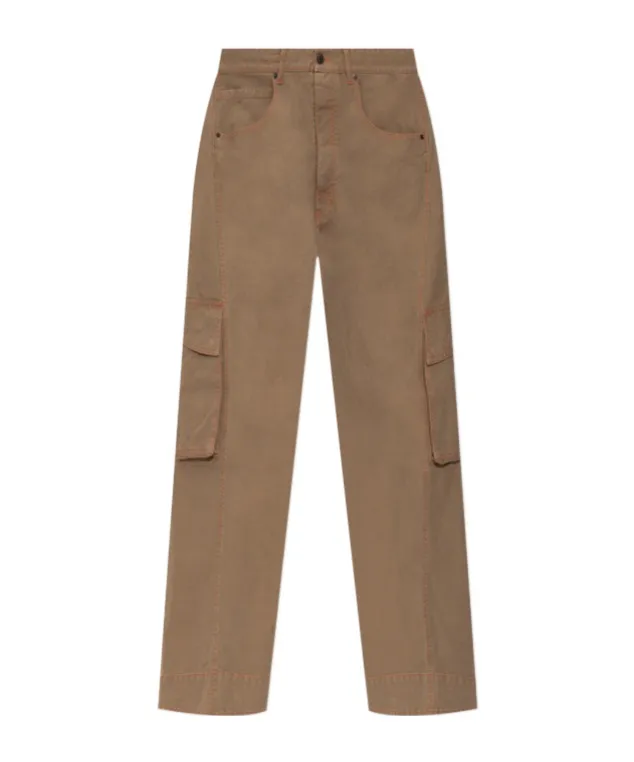 Dsquared2 Wide-Leg Buttoned Cargo Trousers