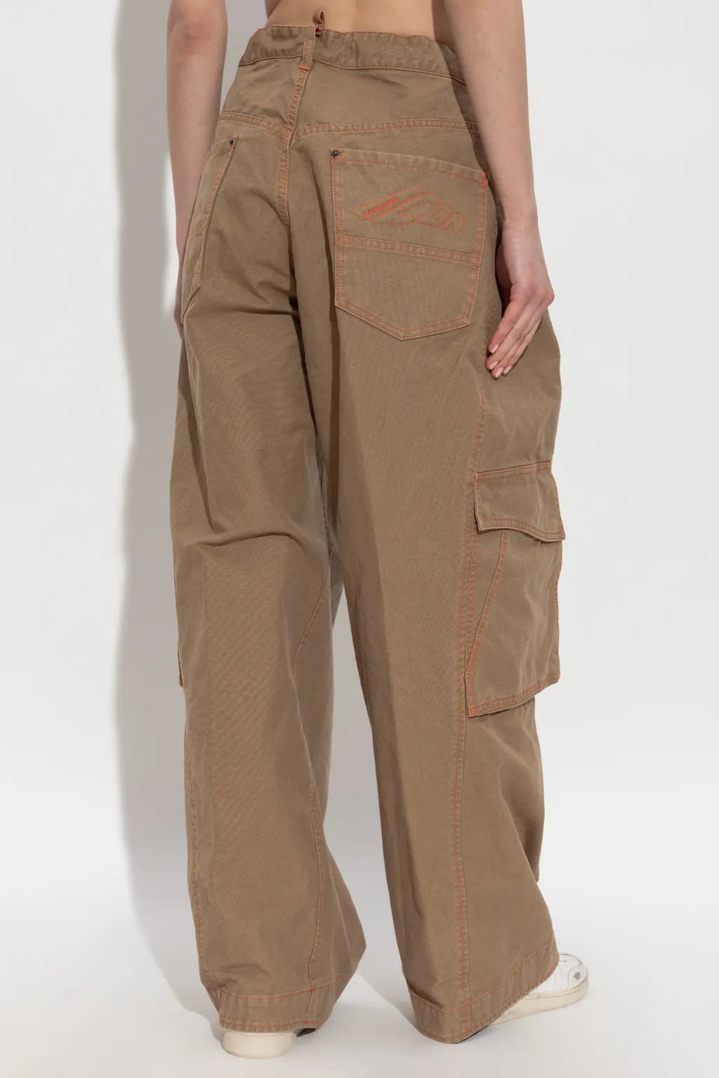 Dsquared2 Wide-Leg Buttoned Cargo Trousers