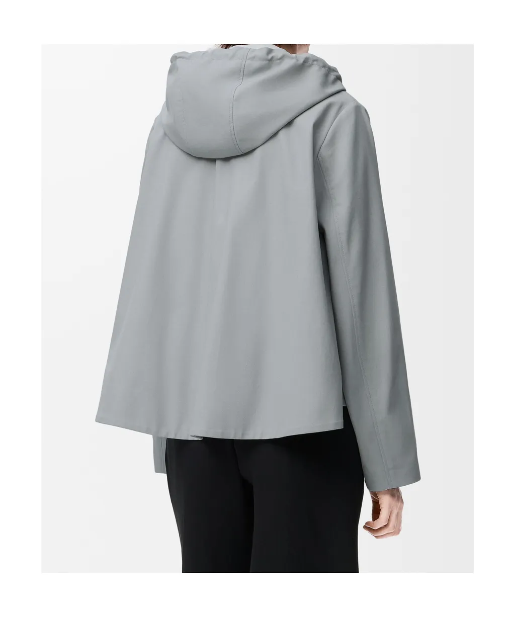 Hooded Jacket In Cotton