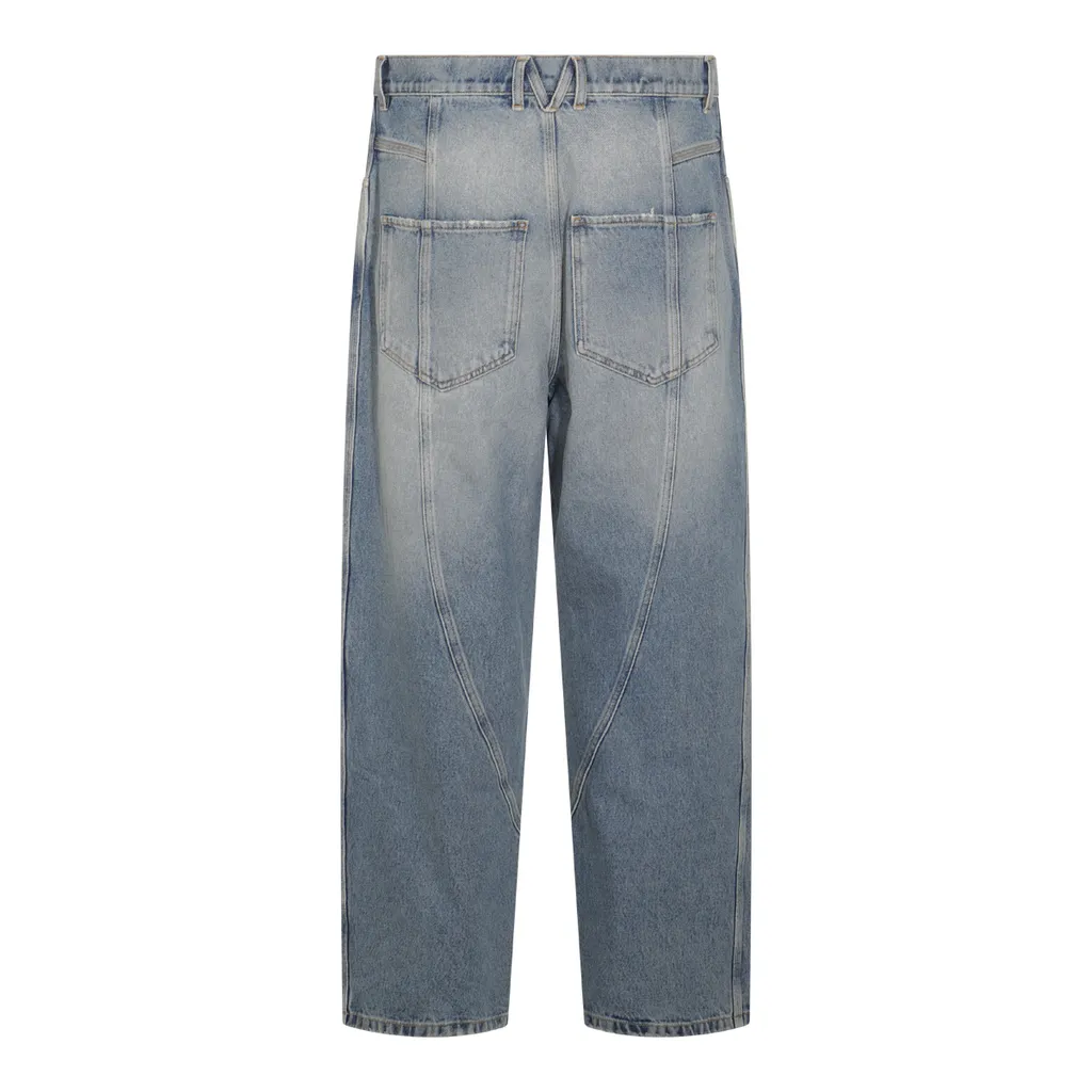 Moschino Panelled Distressed Jeans