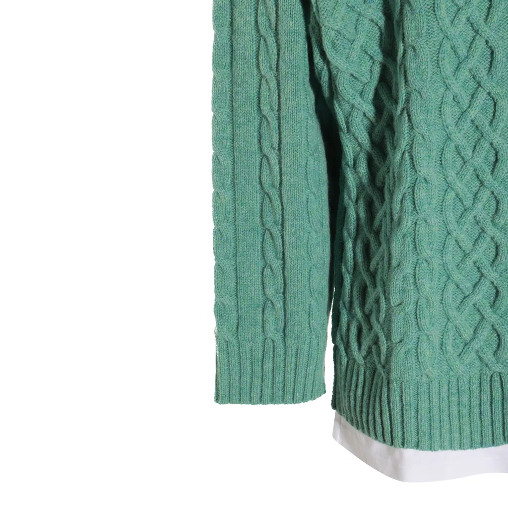 Moschino Shetland Braided Pullover