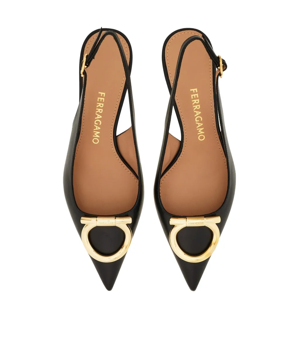 Maxi Gancini Slingback Pump