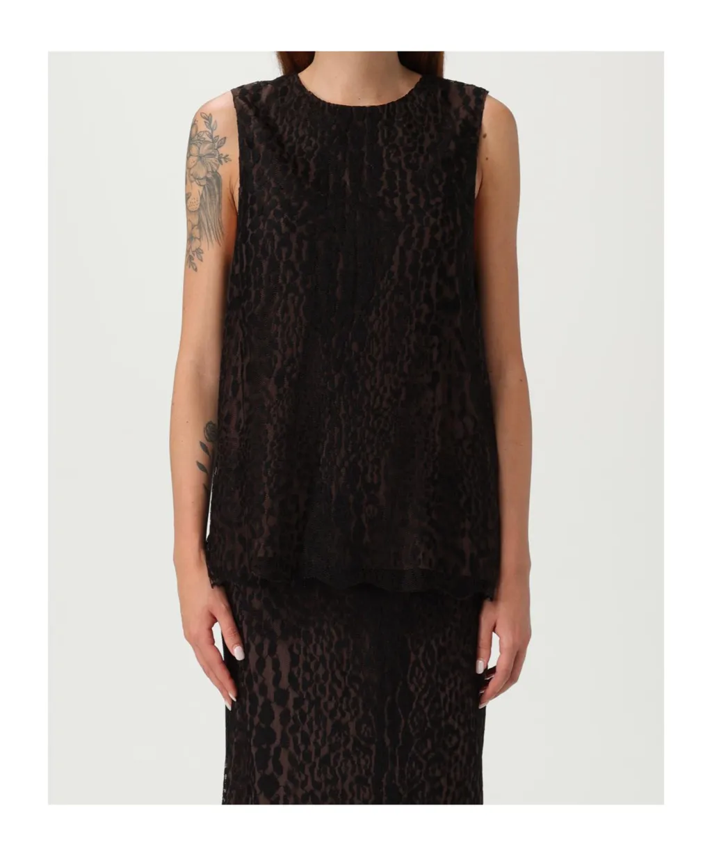Tom Ford Tulle Sleeveless Top