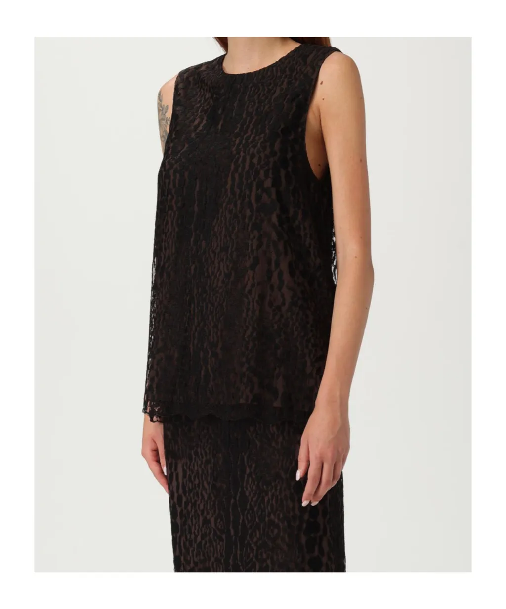 Tom Ford Tulle Sleeveless Top