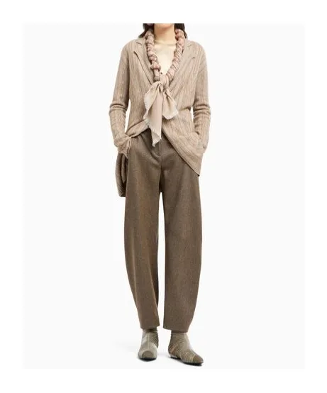 Giorgio Armani Crewneck Long-Sleeved Top