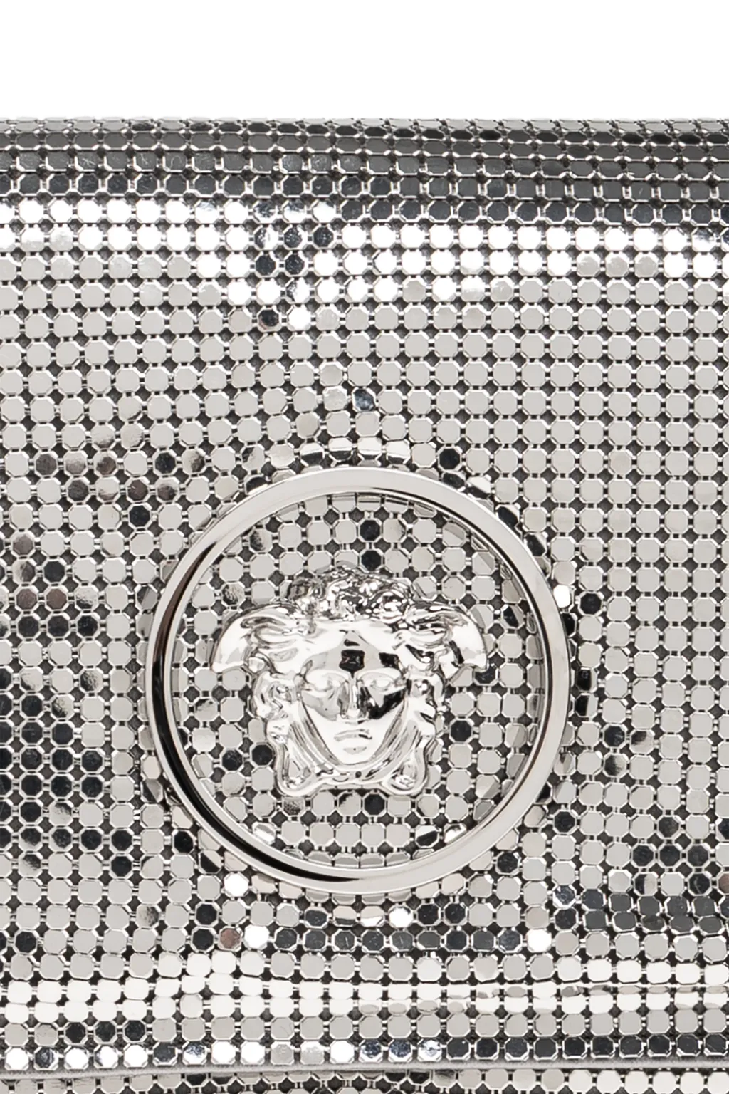 Versace Embellished Chain-Linked Clutch Bag