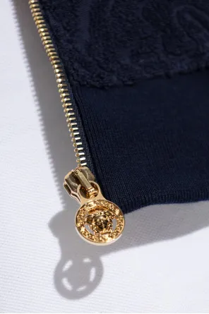Versace Barocco Pattern Zipped Sweatshirt