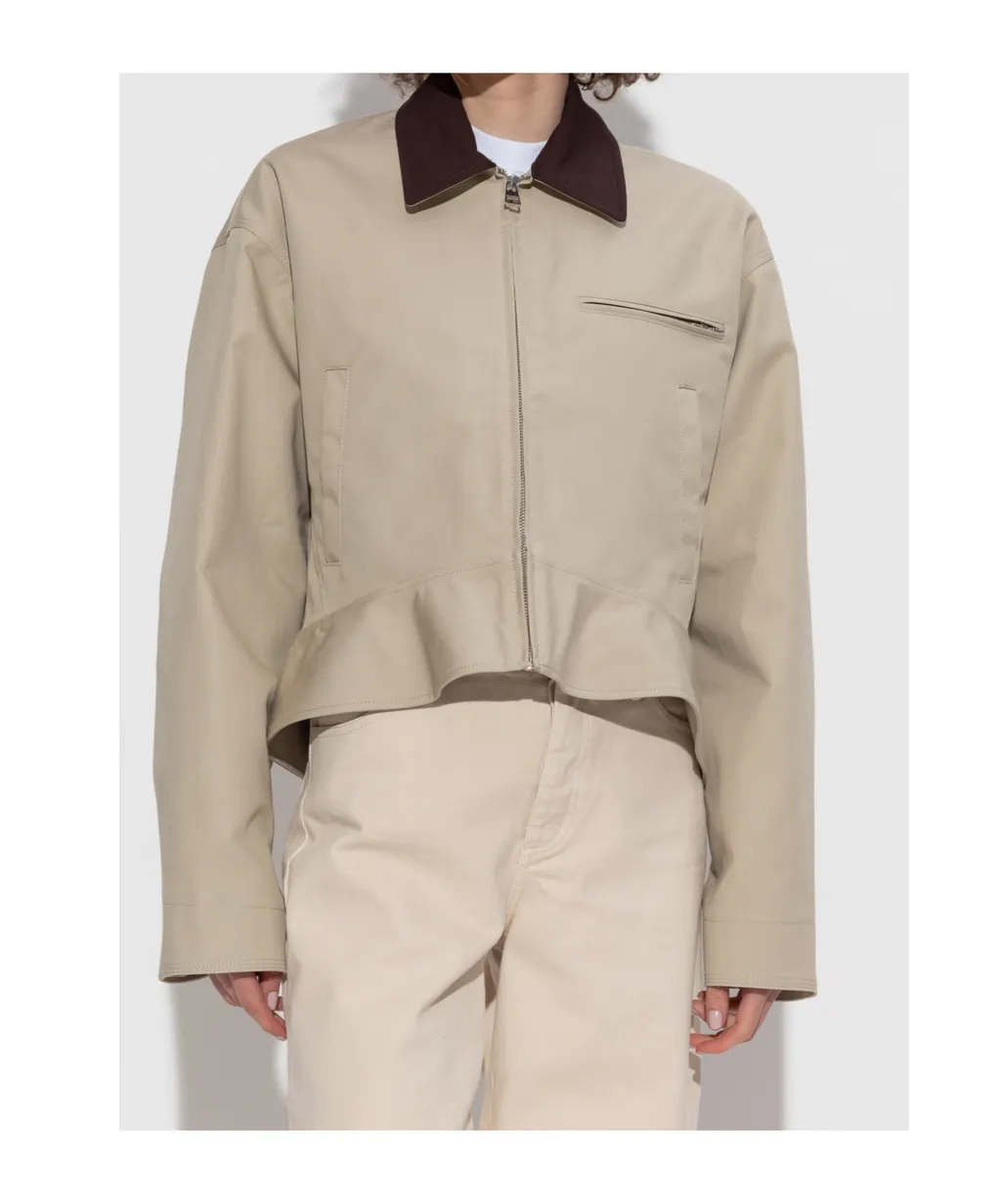 Jw Anderson Curved Hem Workwear Jacket