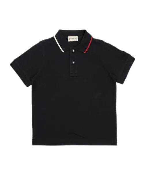 Moncler Enfant Short Sleeved Polo Shirt