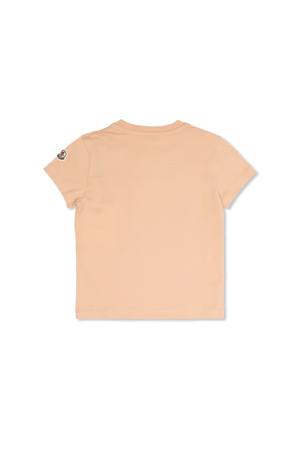 Moncler Enfant Logo Embroidered T-Shirt