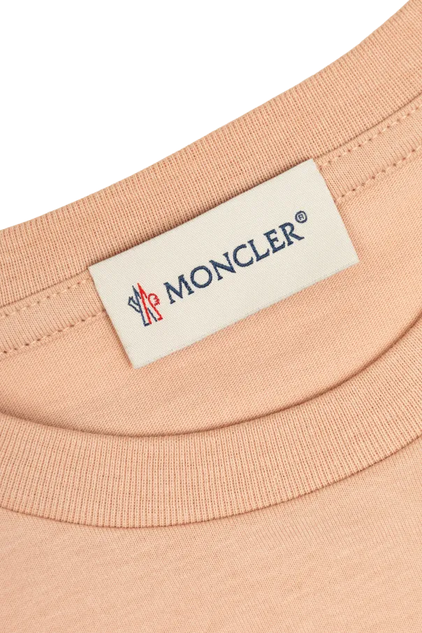 Moncler Enfant Logo Embroidered T-Shirt
