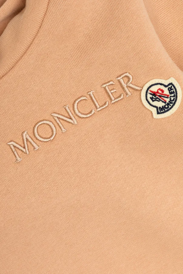 Moncler Enfant Logo Embroidered Hoodie