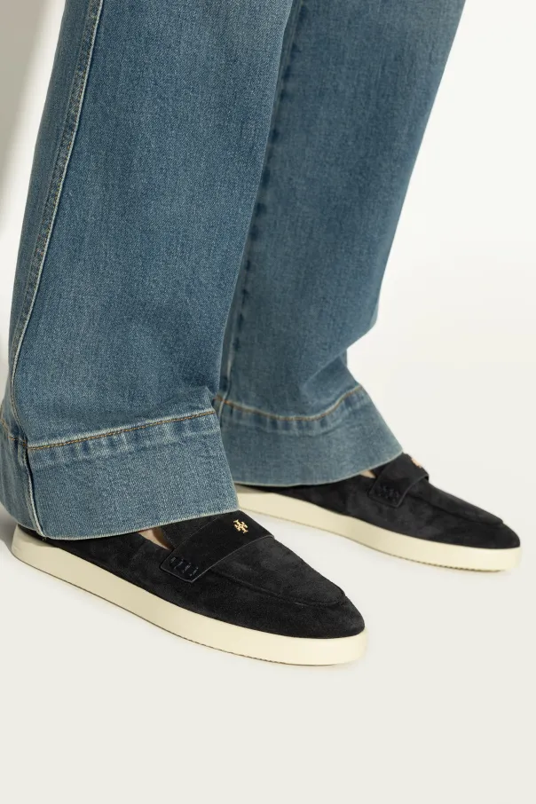 Suede Slip-On Loafers