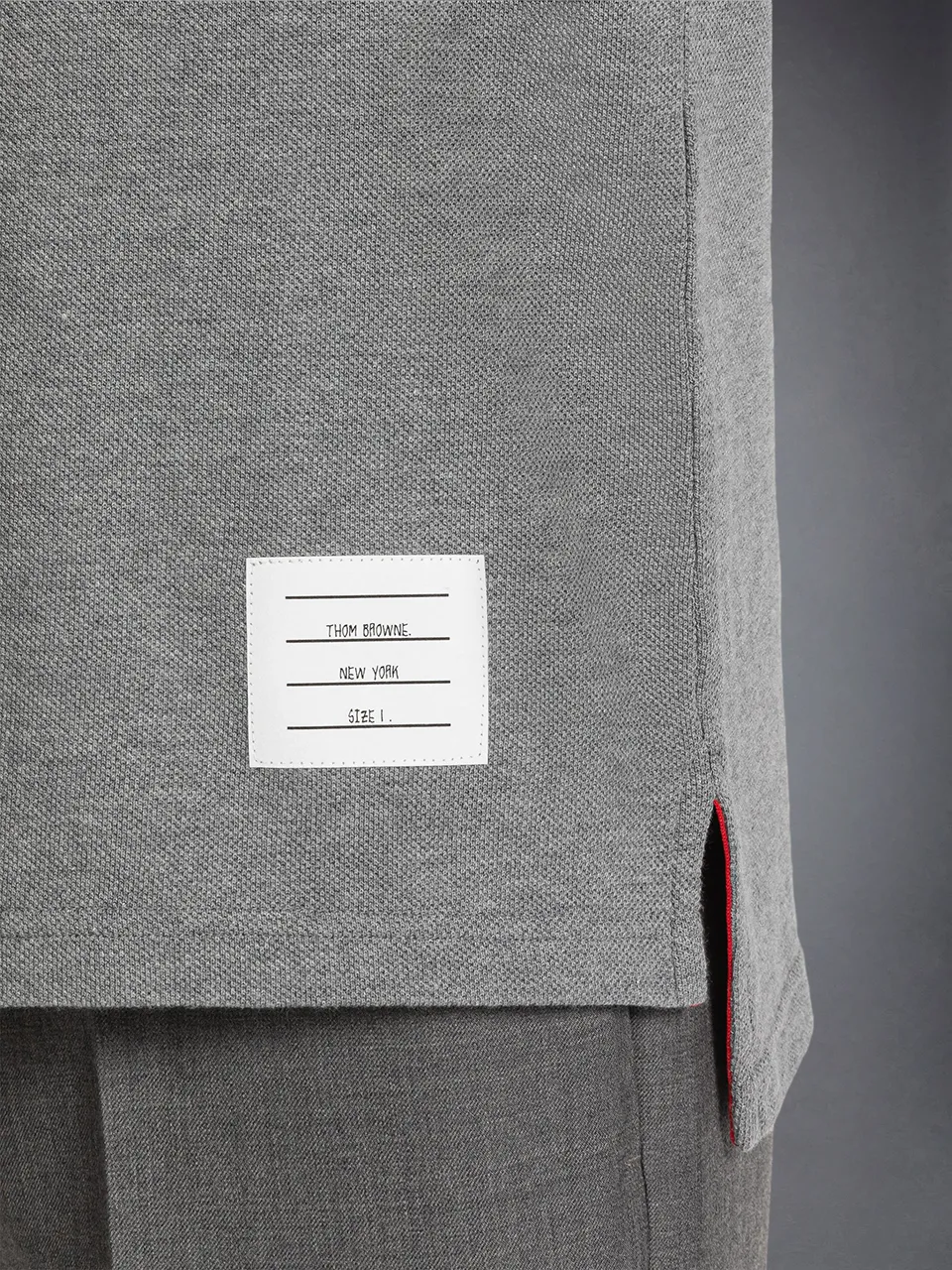 Thom Browne 4-Bar Long-Sleeve Polo Shirt