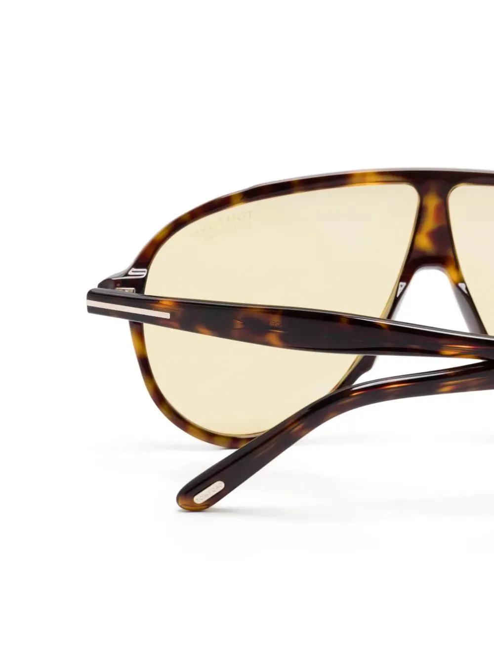 Tom Ford Eyewear Oversized Pilot Frame Sunglasses