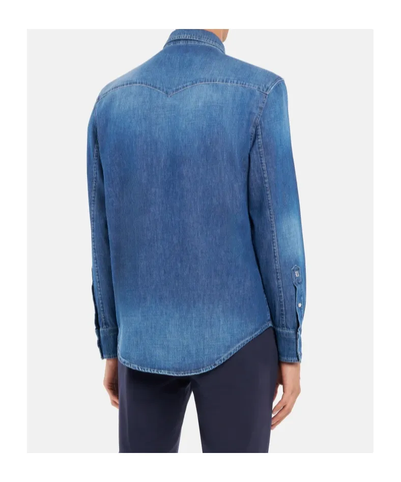 Dondup Logo Denim Shirt