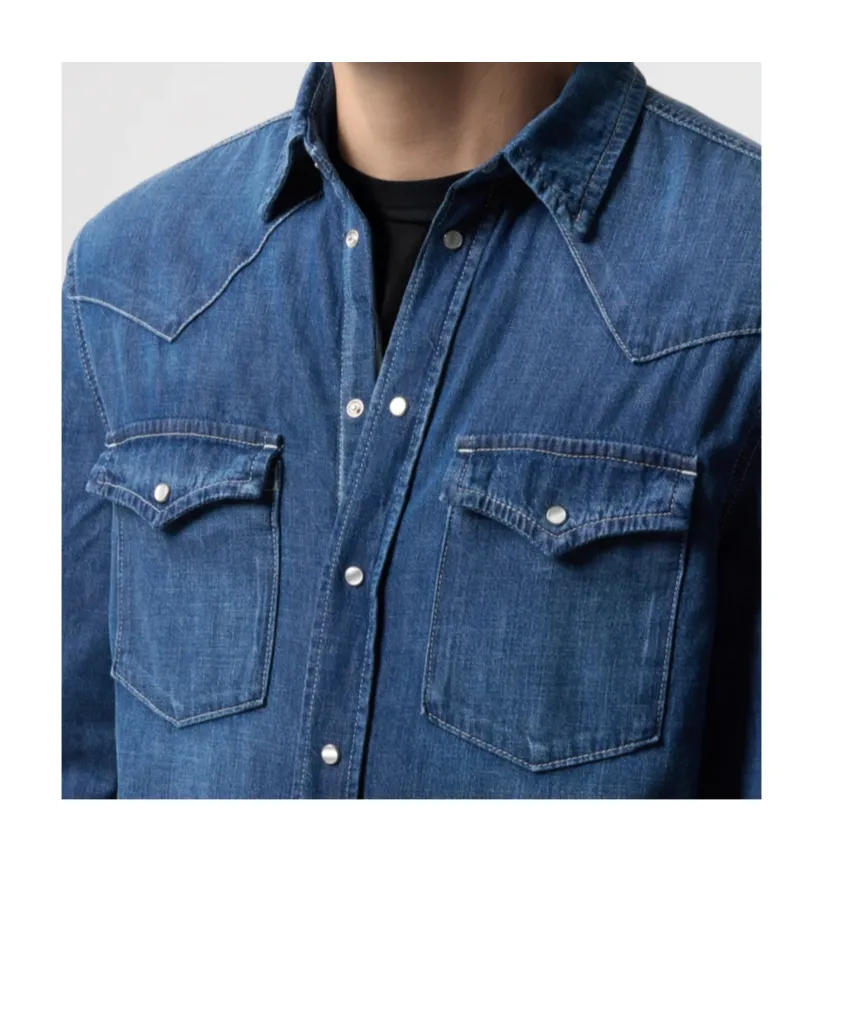 Dondup Logo Denim Shirt