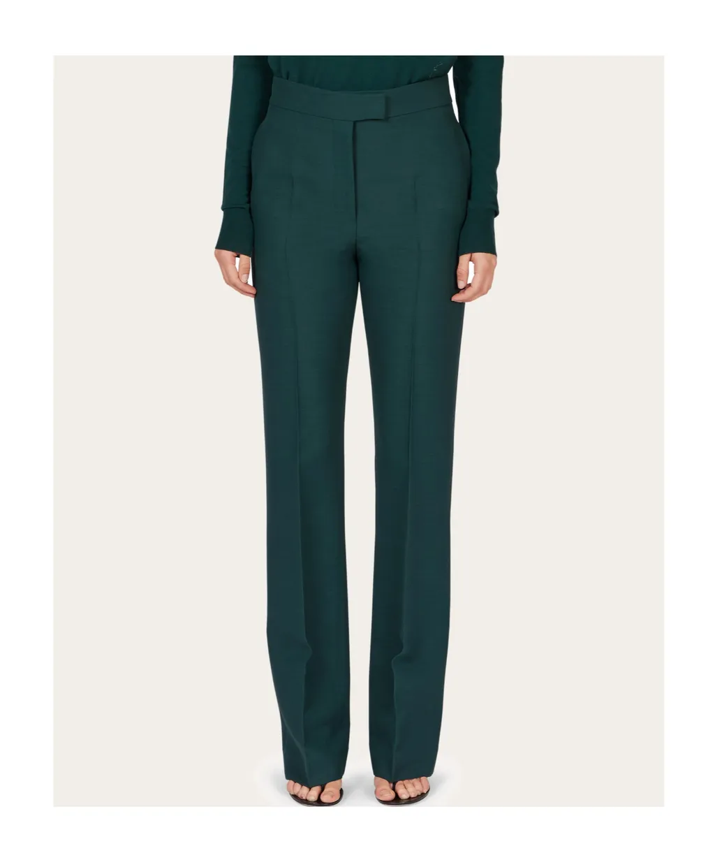 Wool Faille Trouser
