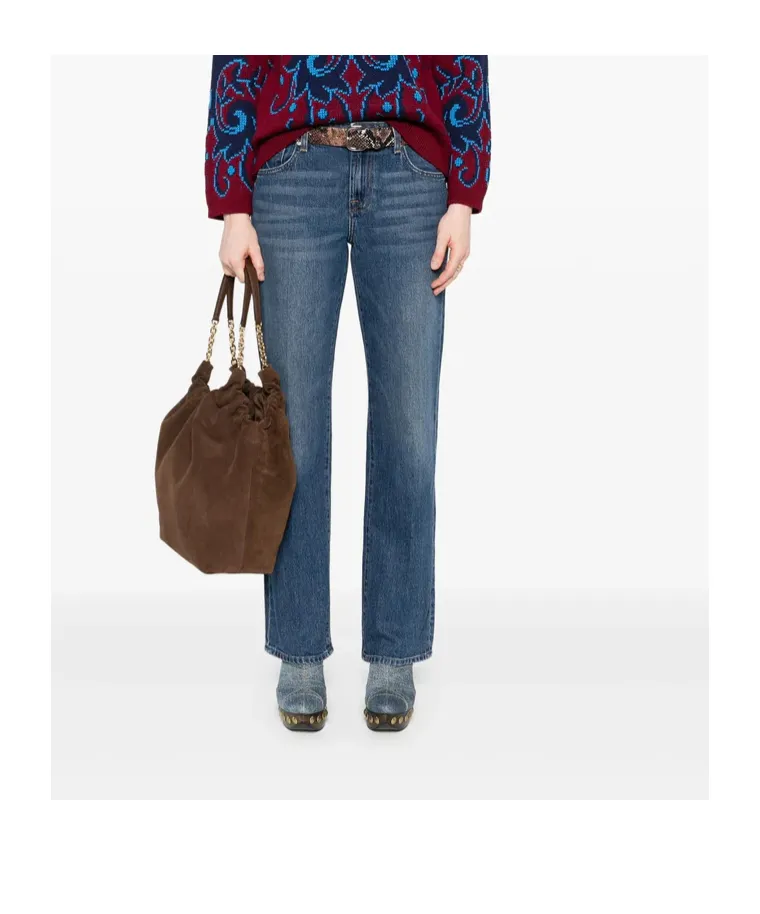 Bleached-Effect Jeans