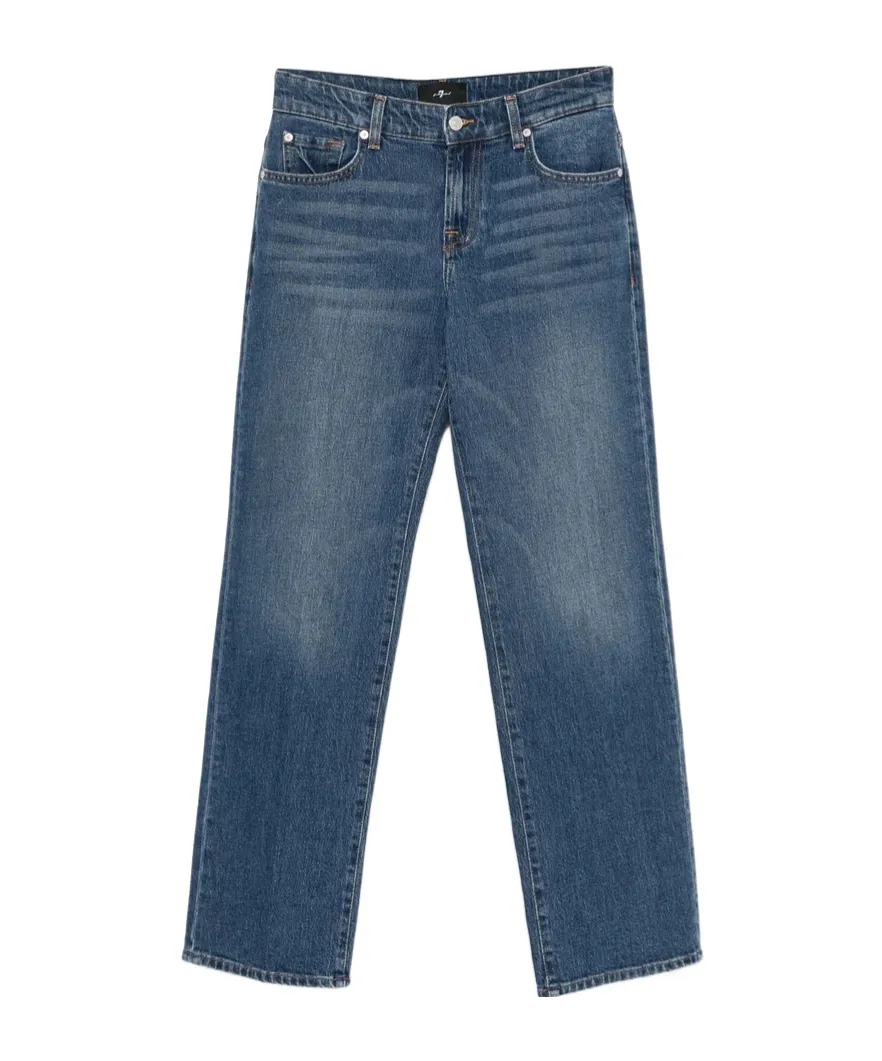 Bleached-Effect Jeans