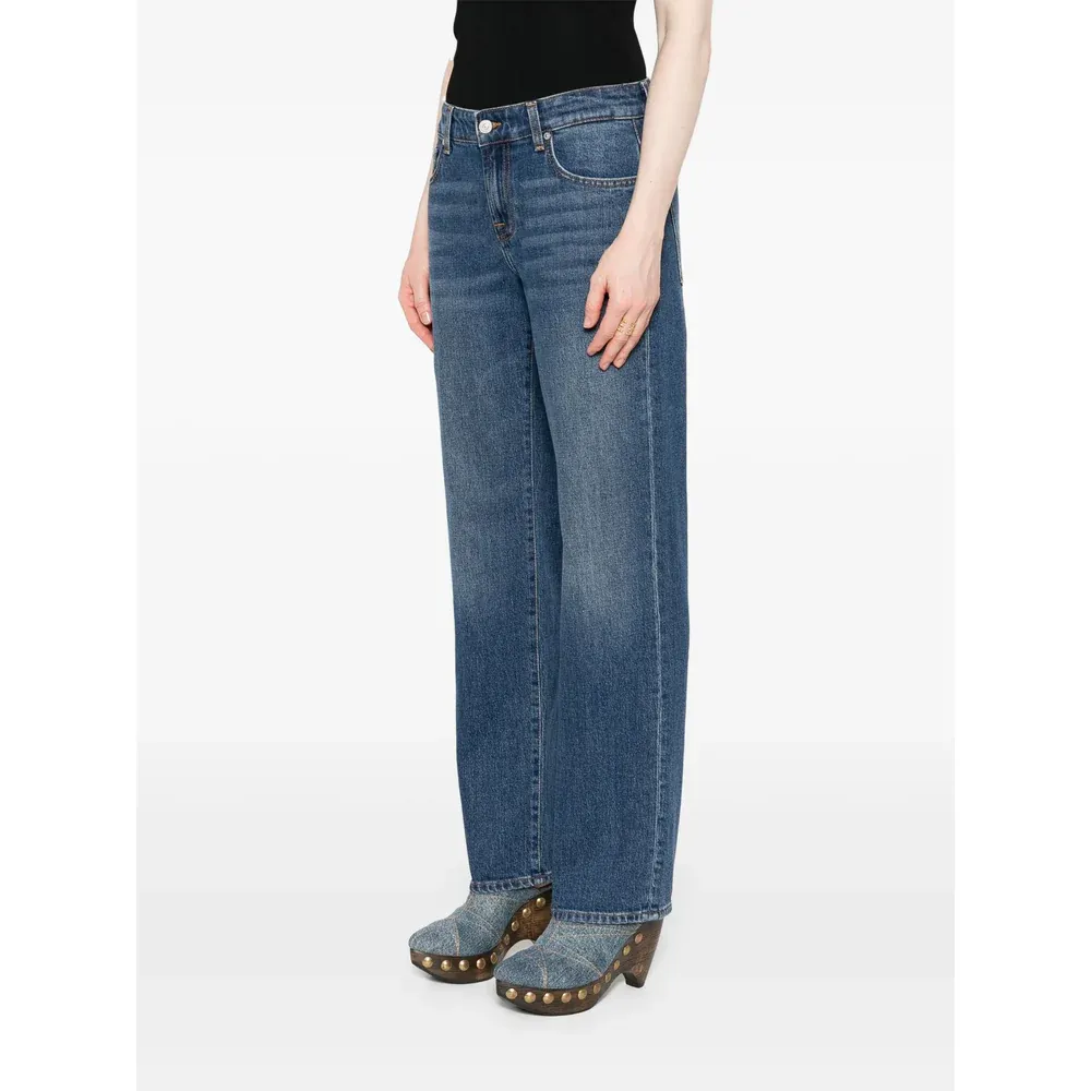 Bleached-Effect Jeans