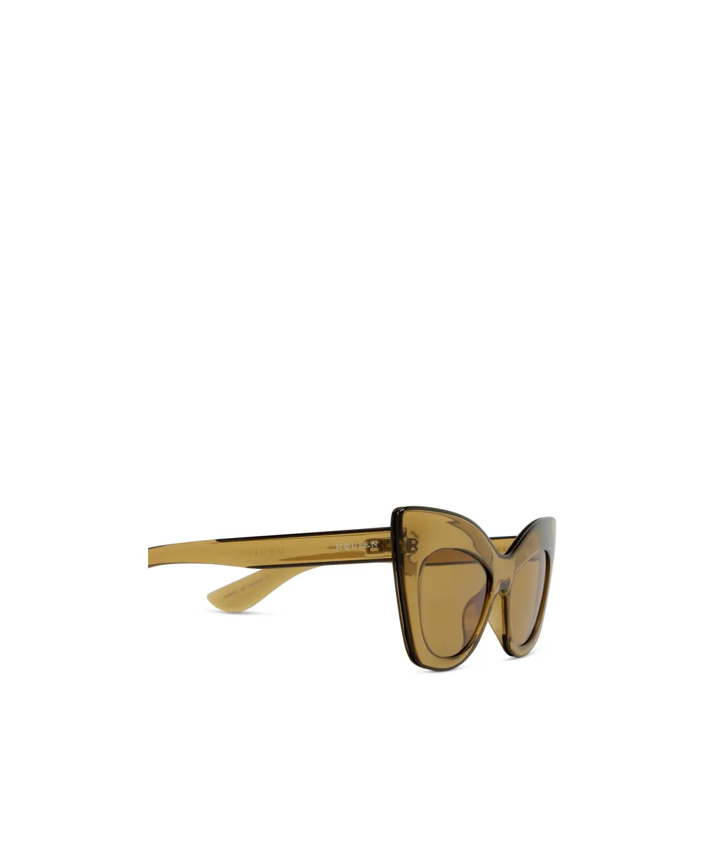 Alexander Mcqueen Eyewear Cat Eye Frame Sunglasses