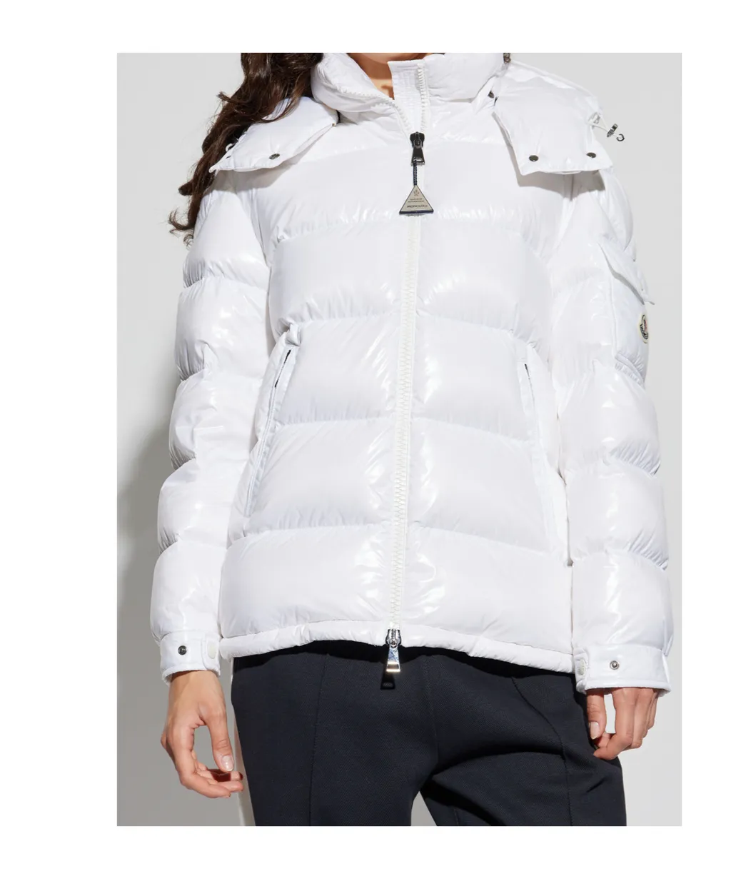 Moncler Maire Hooded Short Down Jacket