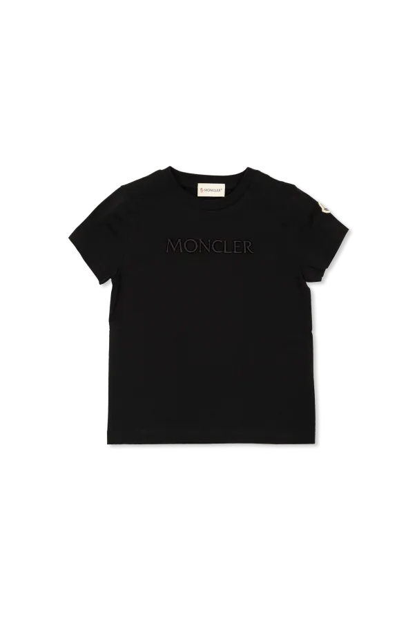 Moncler Enfant Logo Embroidered T-Shirt