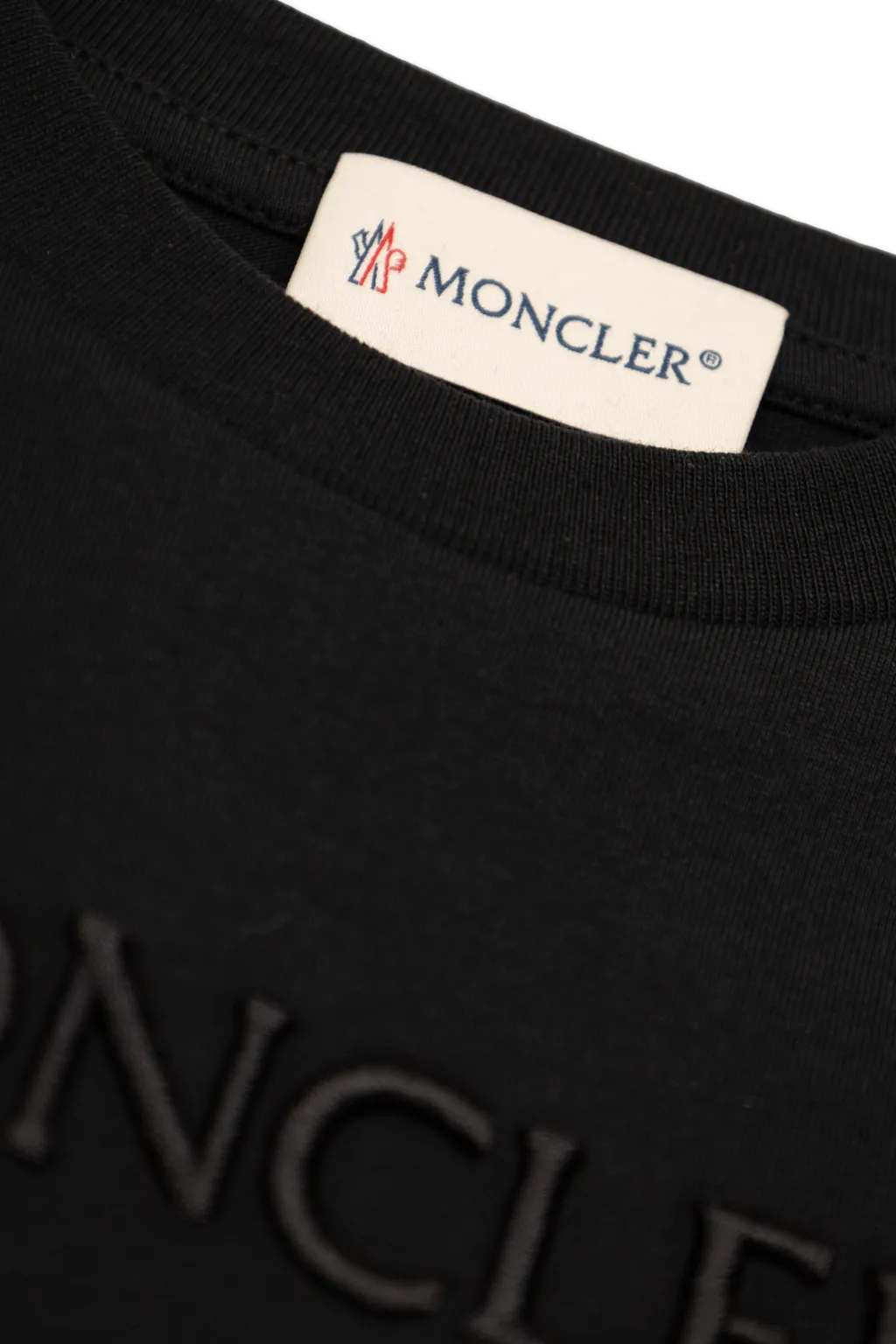 Moncler Enfant Logo Embroidered T-Shirt
