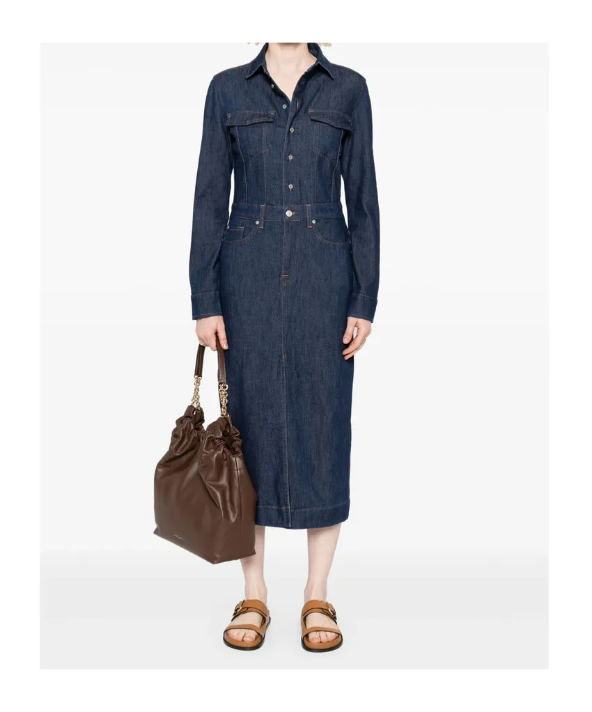 Denim Midi Dress