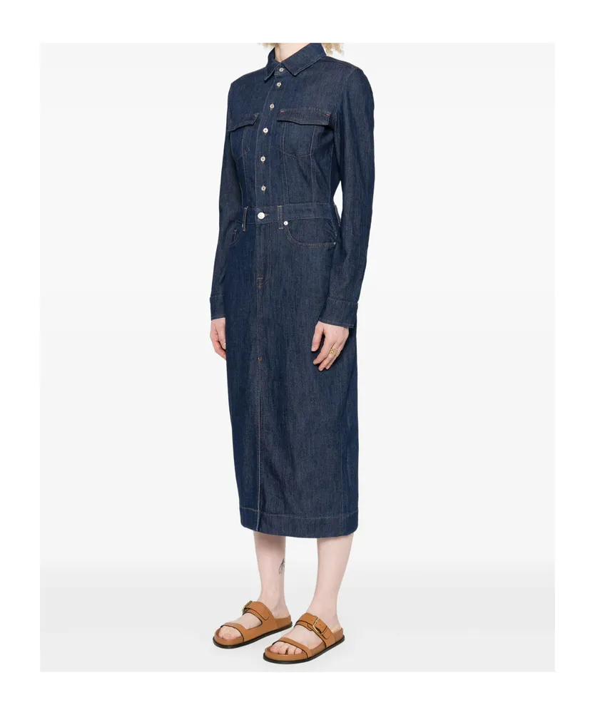Denim Midi Dress
