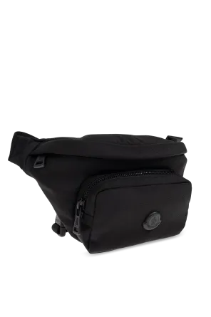 Moncler Logo Patch Zipped Belt Bag