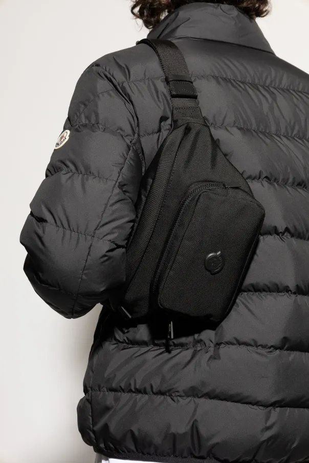 Moncler Logo Patch Zipped Belt Bag